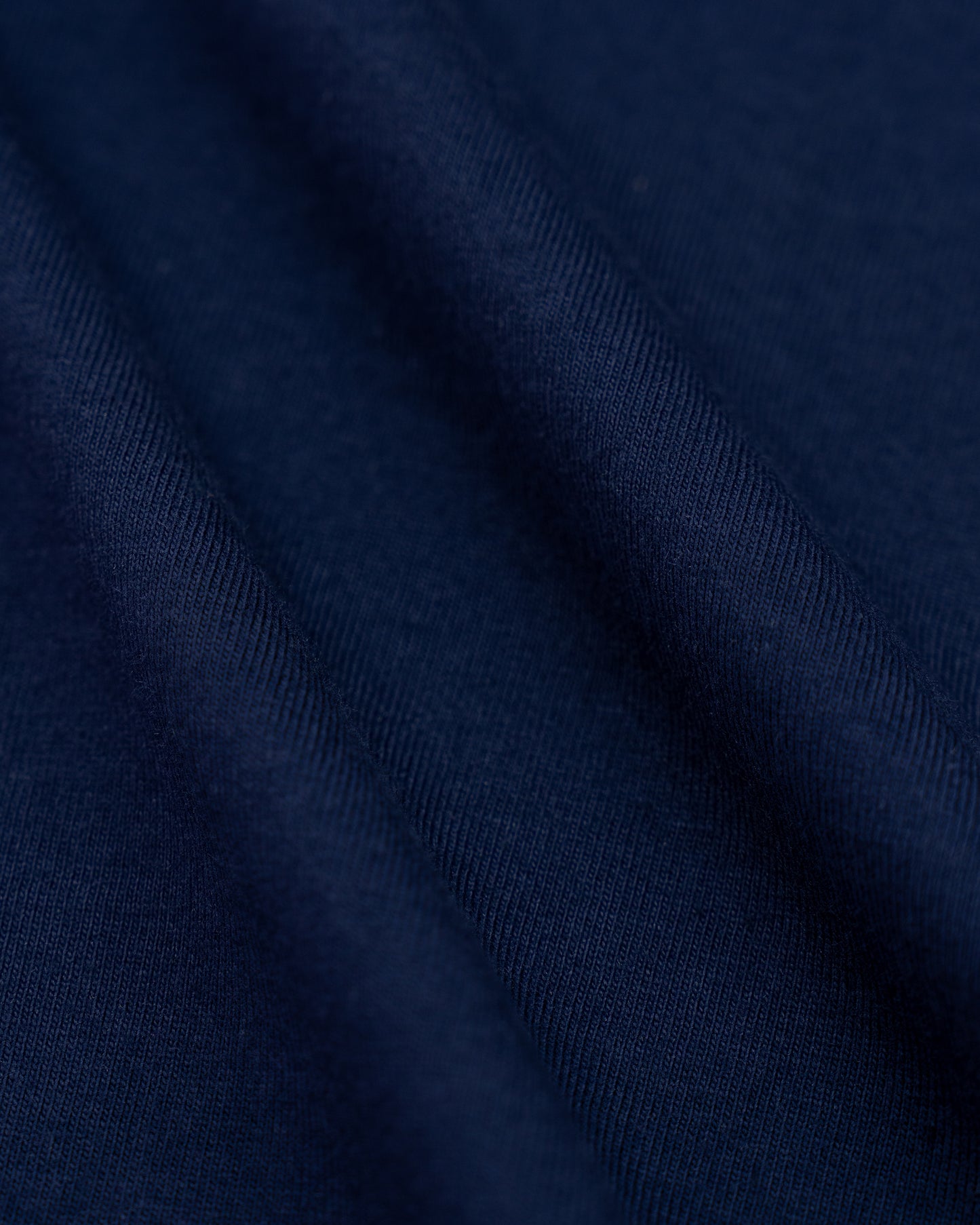 Script Logo Navy Embroidered Tee