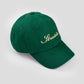 Script Green Hat