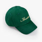 Script Green Hat