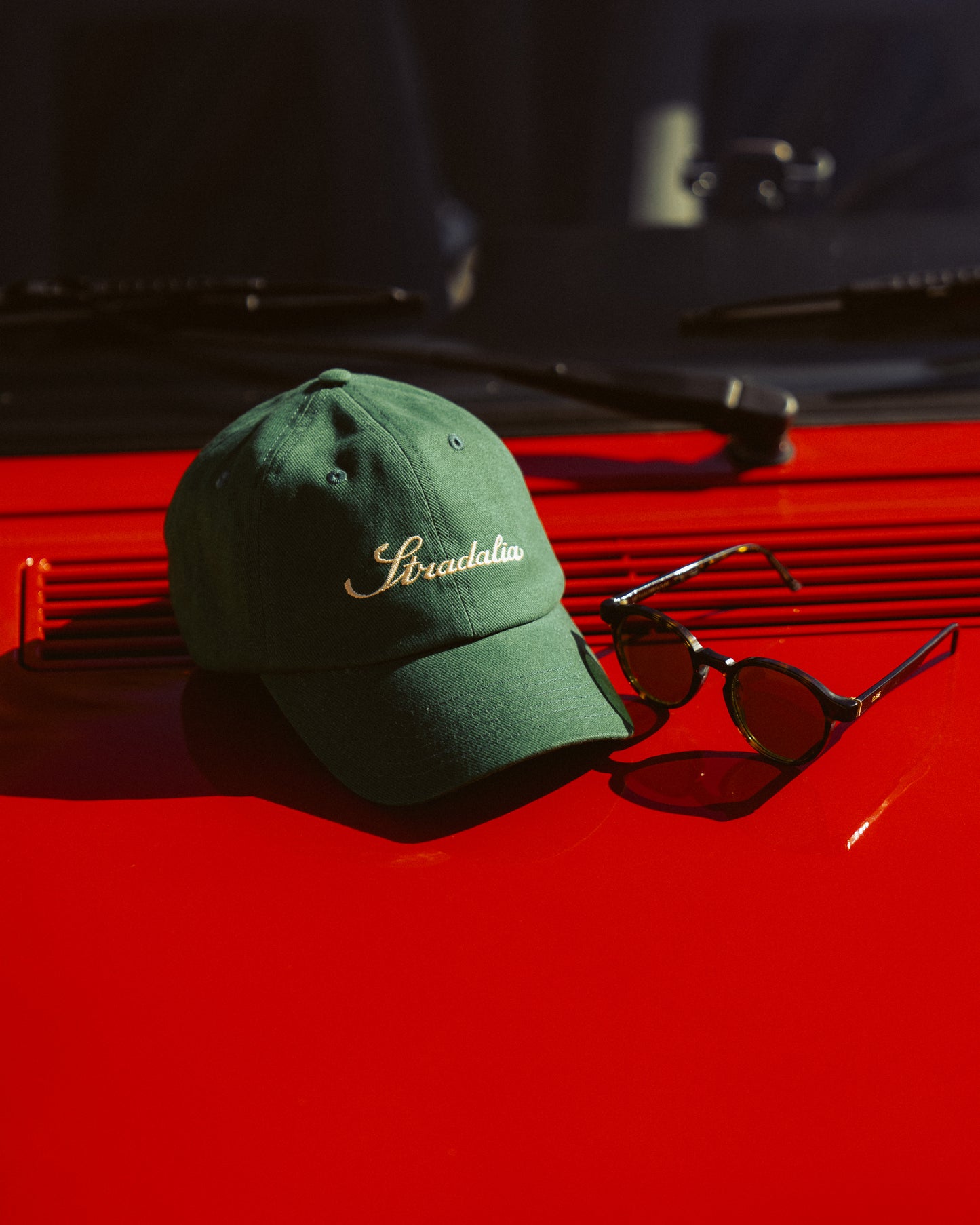 Script Green Hat