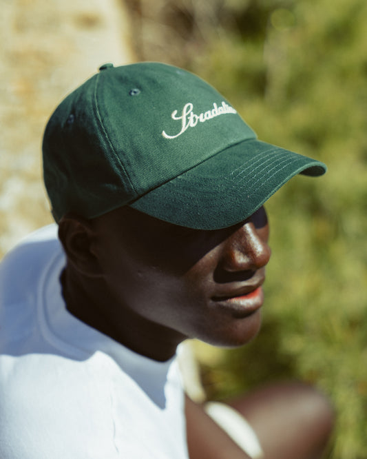 Script Green Hat