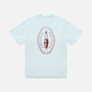 Halftone Spark Plug Aqua Tee