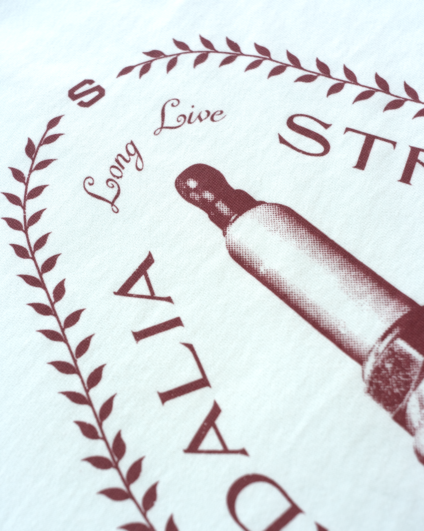 Halftone Spark Plug Aqua Tee