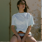 Halftone Spark Plug Aqua Tee