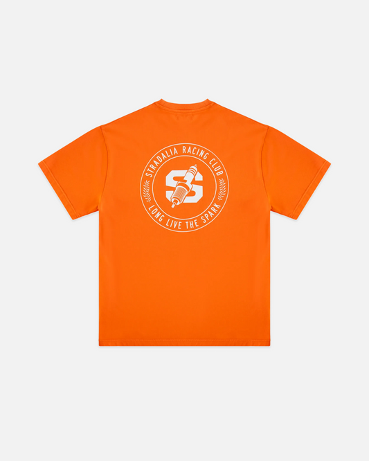 Spark Plug Monogram Orange Tee