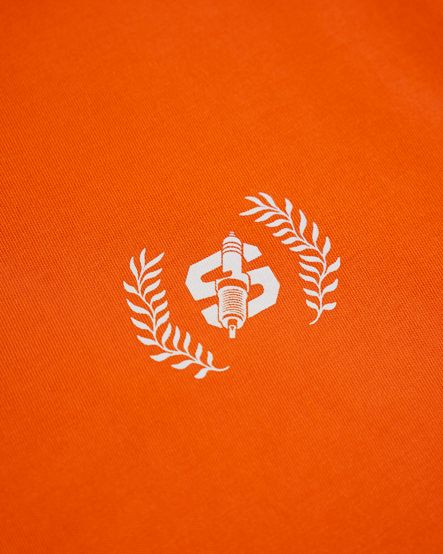 Spark Plug Monogram Orange Tee