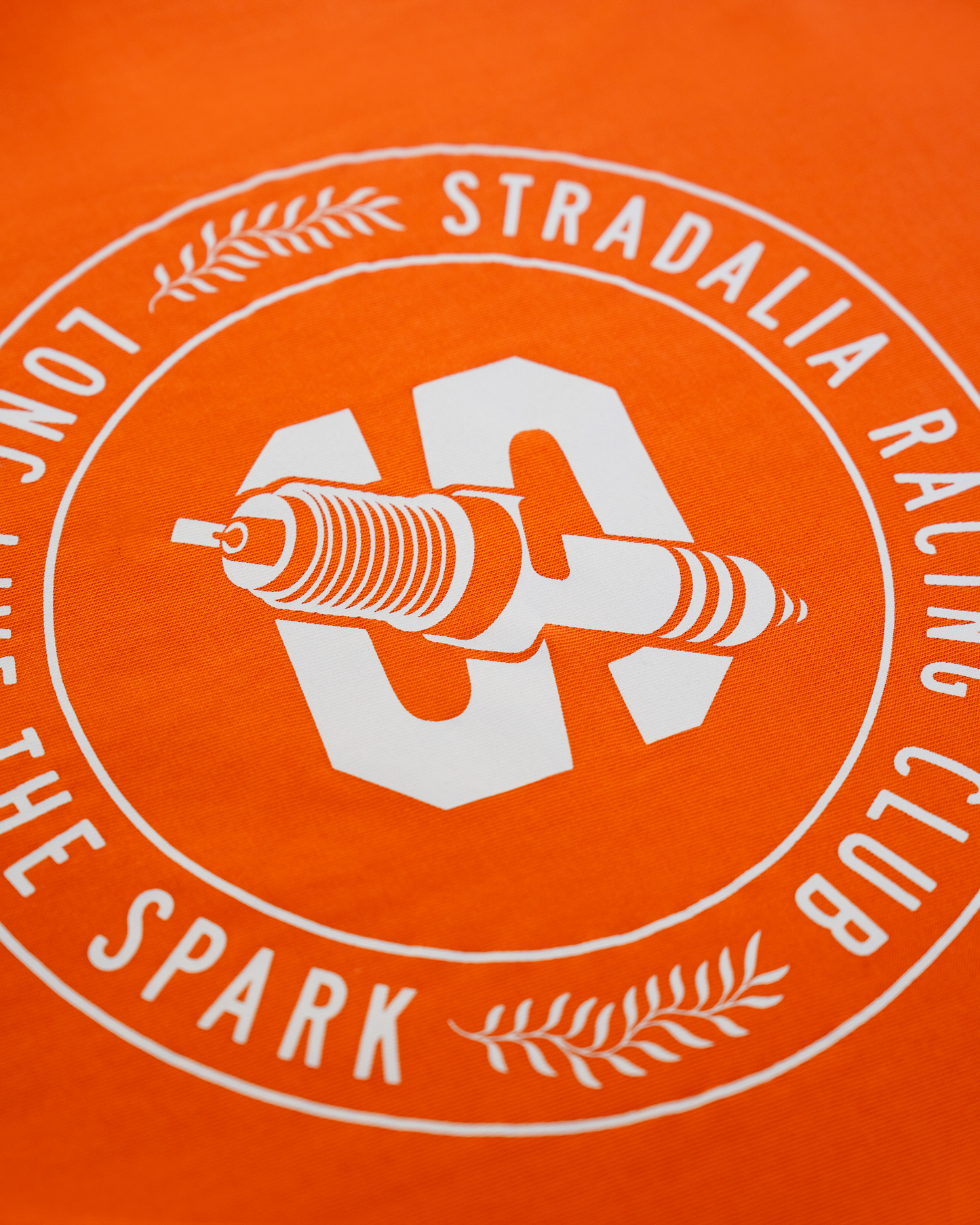 Spark Plug Monogram Orange Tee