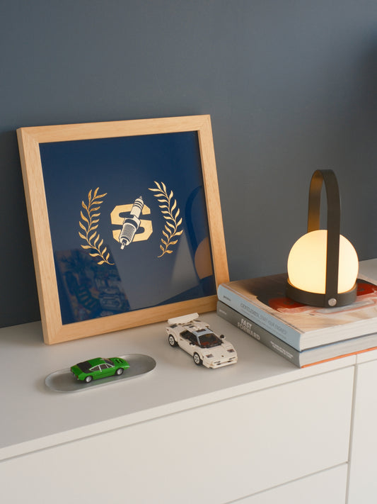 Stradalia × Maltatype Spark Monogram Gilded Artwork