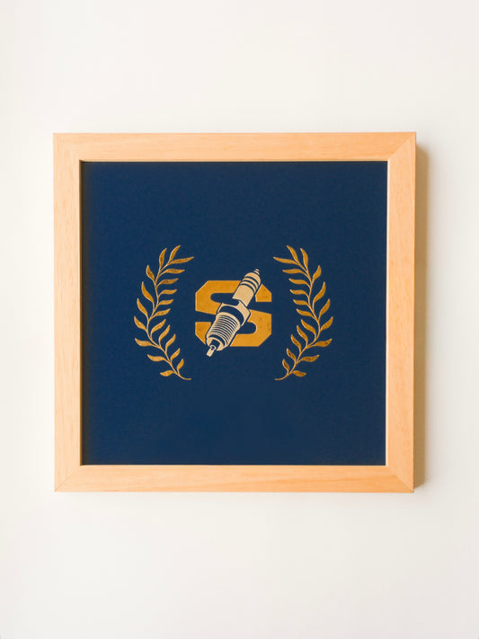 Stradalia × Maltatype Spark Monogram Gilded Artwork