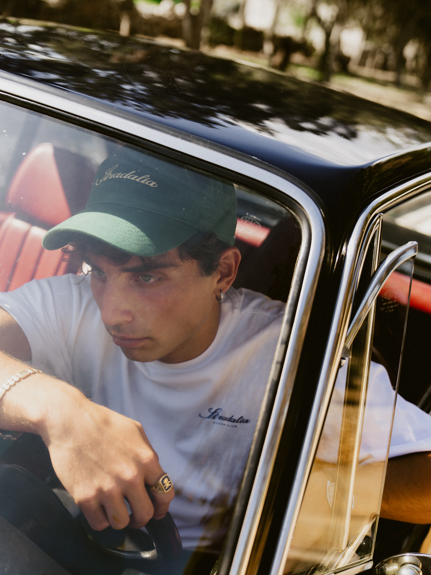 Script Green Hat
