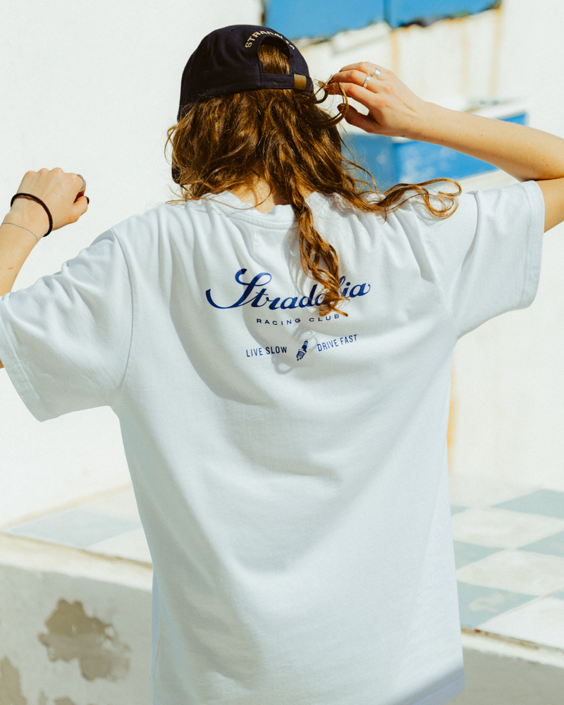 Live Slow. Drive Fast. Script Tee