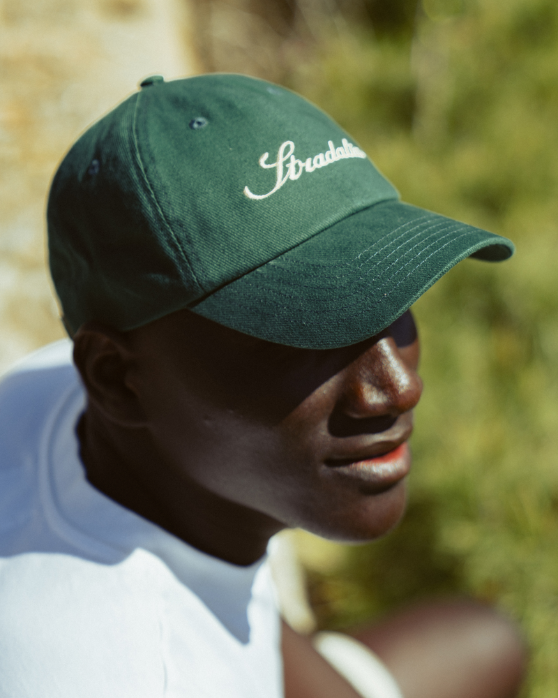 Script Green Hat